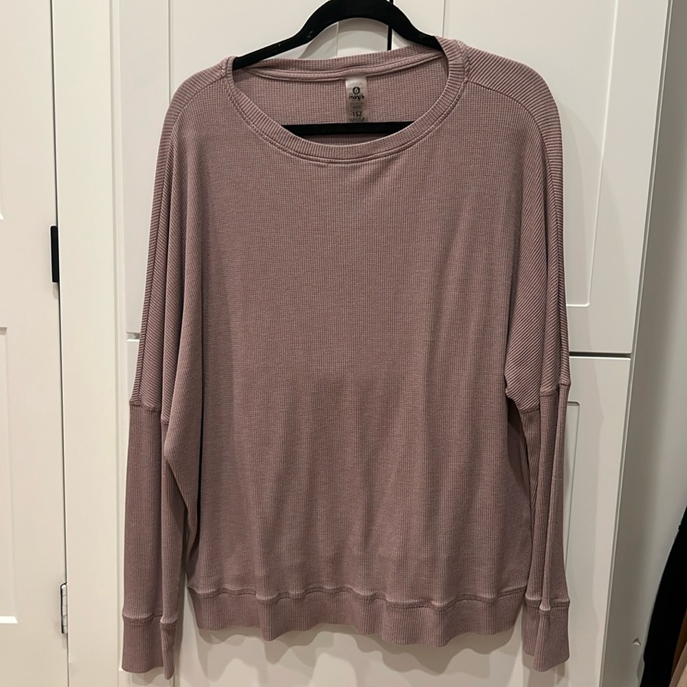 Waffle knit top